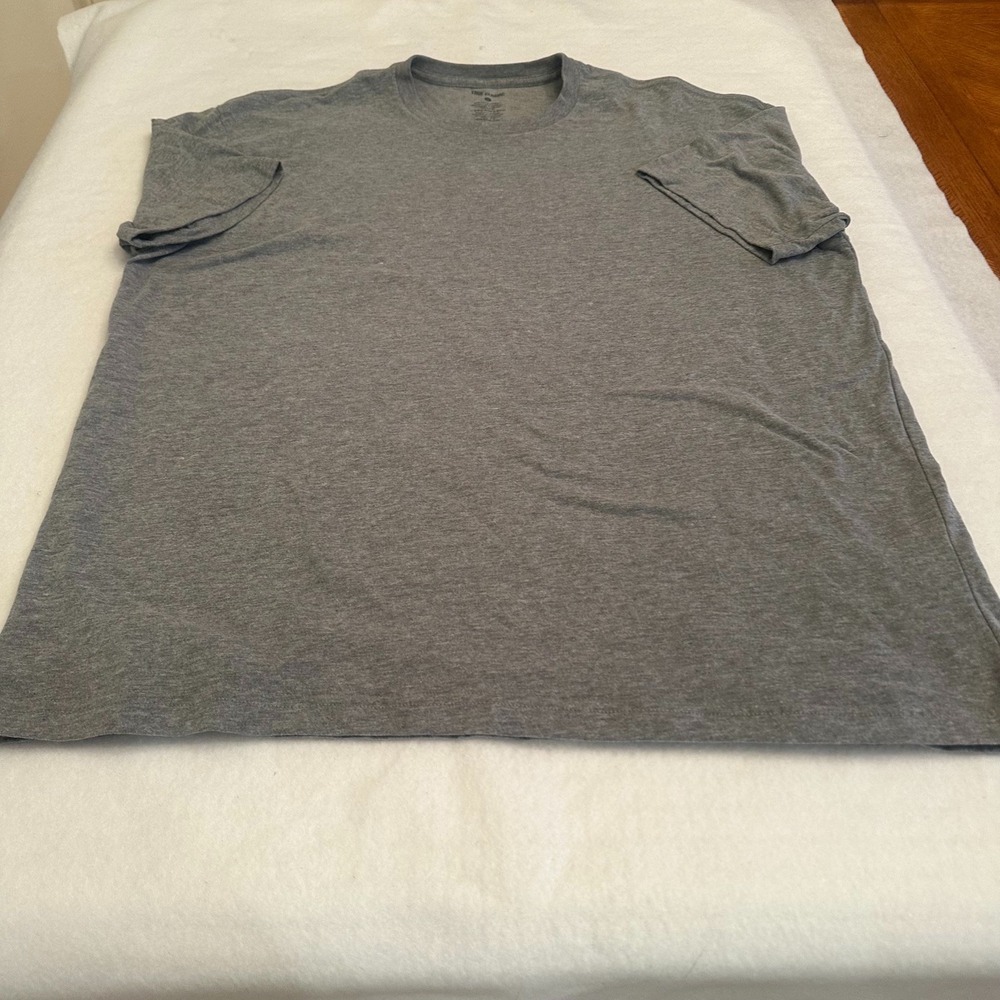 True Classic Gray T Shirt Mens XL Crewneck Cotton Blend Basic Classic